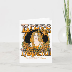 Rsdcrps Awareness Brave Strong Grateful Hopeful - Card