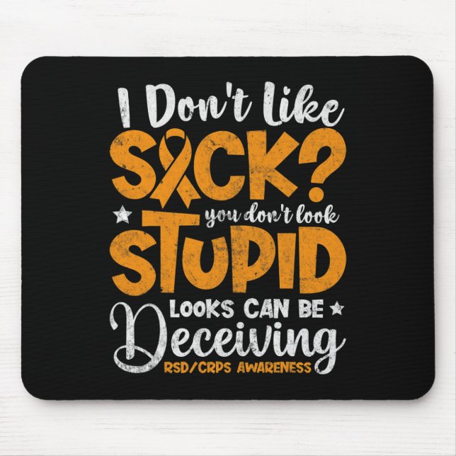 RSDCRPS Awareness Complex Regional Pain Syndrome N Mouse Mat (Front)