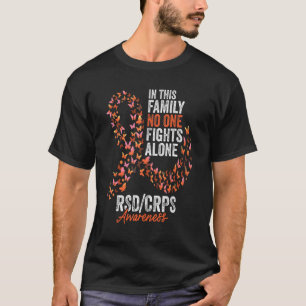 RSDCRPS Awareness Month Butterflies Orange Ribbon T-Shirt