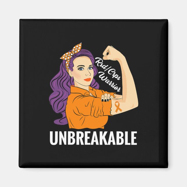 Rsdcrps Awareness Warrior Unbreakable  Magnet (Front)
