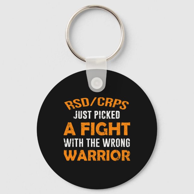 RSDCRPS JUST PICKED THE WRONG WARRIOR  KEY RING (Front)