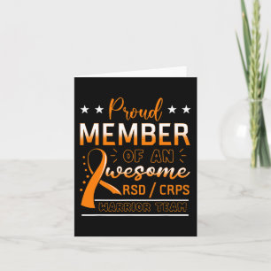 RSDCRPS Warrior Team Orange Complex Regional Pain Card