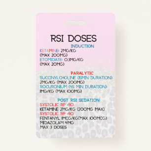 RSI Dose Badge Buddy ID Badge
