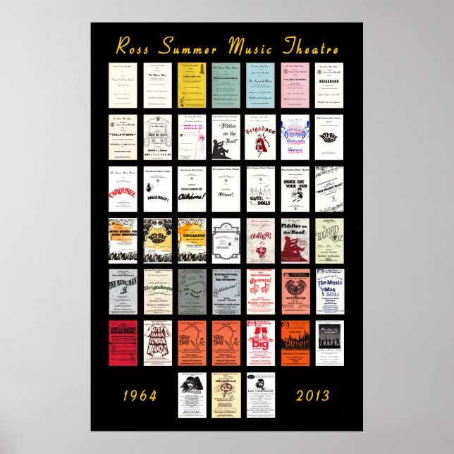 RSMT 50th Anniverary Poster (Front)