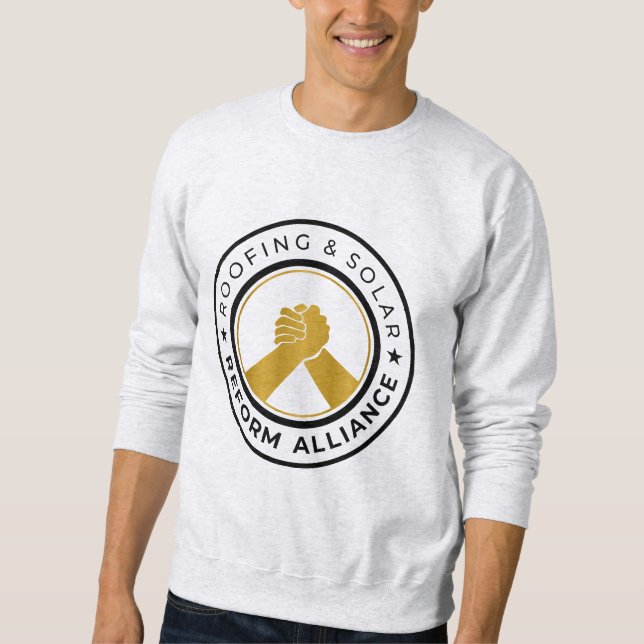 RSRA Light Grey Crewneck Sweatshirt (Front)