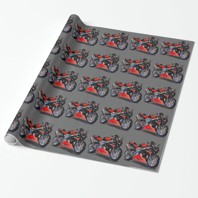 RSV MILLE SUPERBIKE. WRAPPING PAPER (Unrolled)