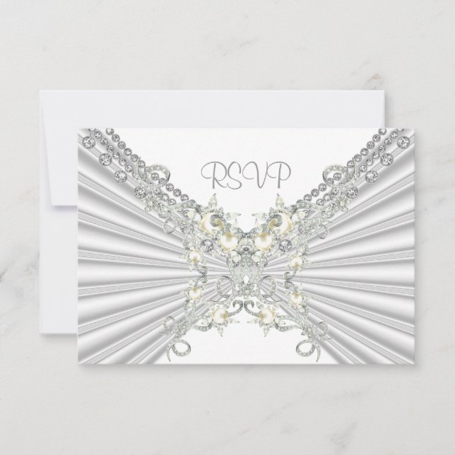 RSVP 25th Anniversary White Silver Pearl Jewel 2 (Front)