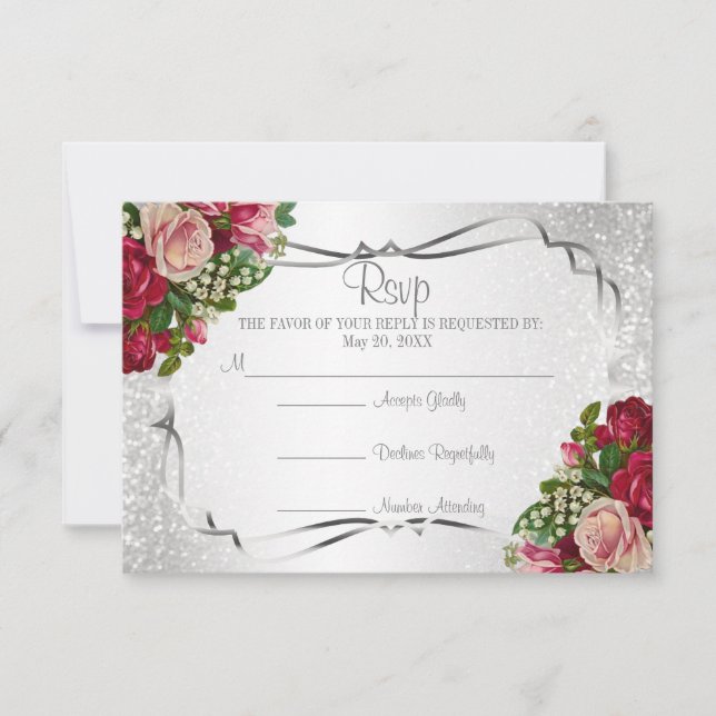 RSVP 25th Silver Anniversary Card (Front)