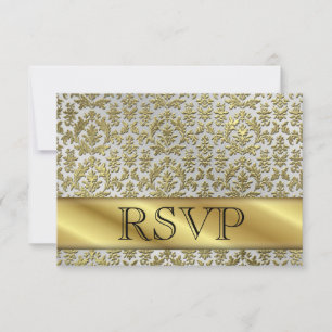 RSVP 50th Gold Anniversary Card