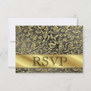 RSVP 50th Gold Anniversary Card