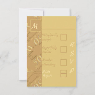 RSVP 50th Wedding Anniversary 