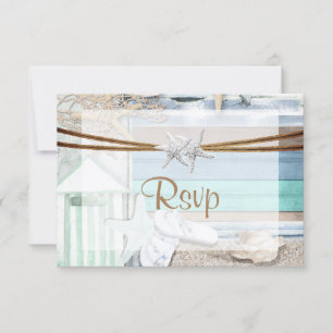 RSVP Beachfront Wedding Card
