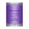 RSVP Birthday Party Purple Silver Diamond