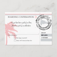 RSVP Boarding Pass TO Dominican Republic