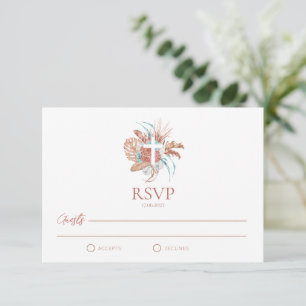 RSVP Bohemian Baptism Boho Christening