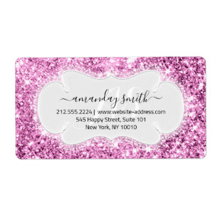 RSVP Bridal Sweet Monogram Wedding Pink Glitter