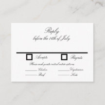 RSVP Card