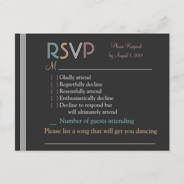 RSVP Card (Front)