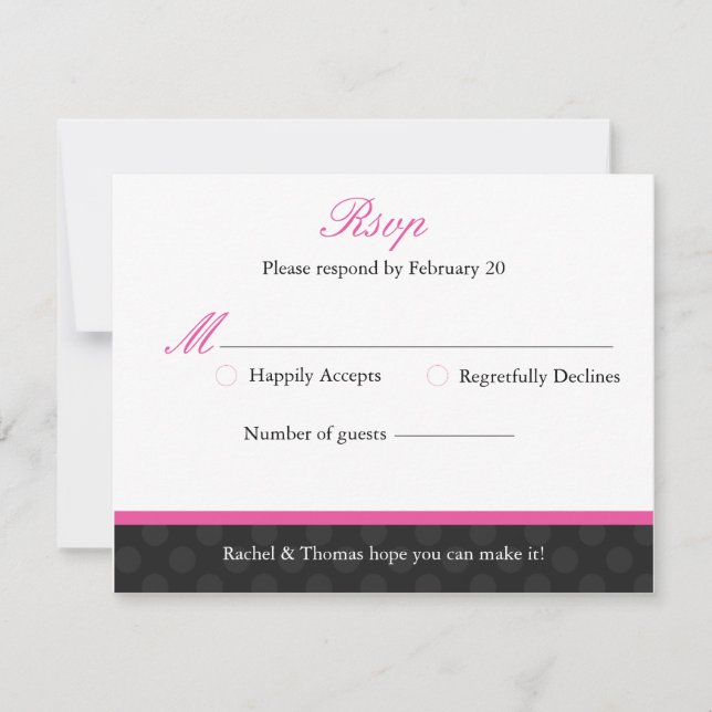 RSVP CARD (Front)