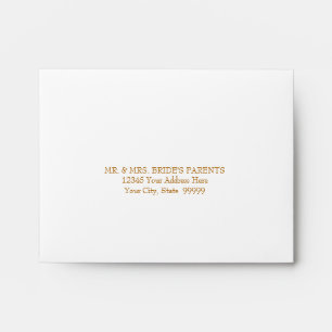 RSVP Card Envelopes Script Forever Love Glitter