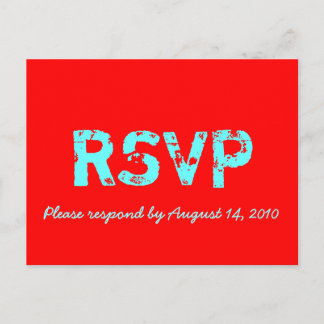RSVP Card Retro