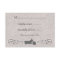 RSVP Card with Faux Embossed Motorcycle