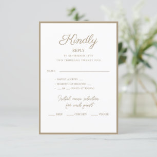 RSVP Cards for wedding.