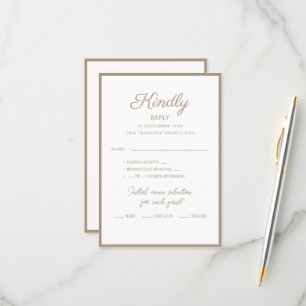 RSVP Cards for wedding.
