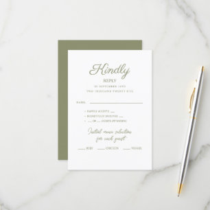 RSVP Cards for wedding.