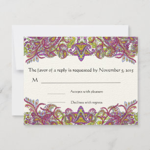 RSVP Cards-Require the 5 x 7 size Inivitations