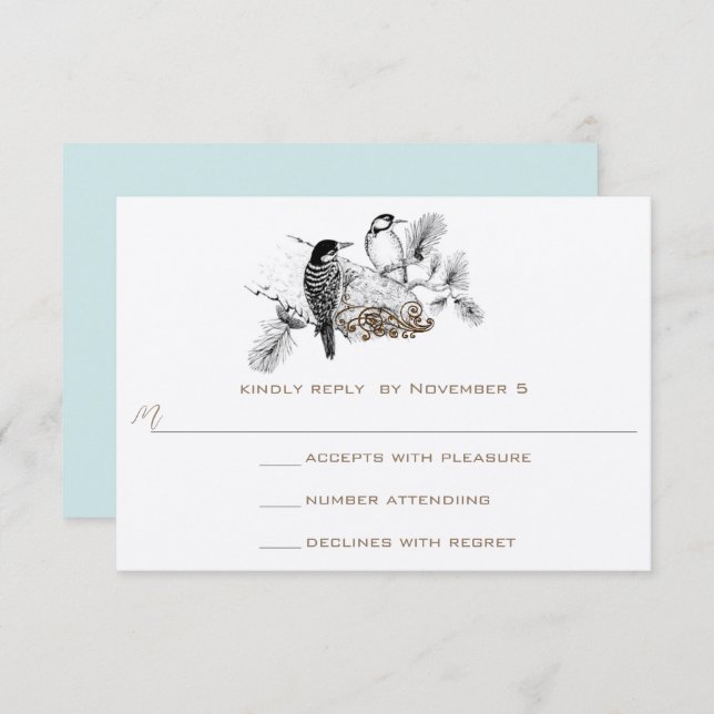 RSVP Cards-Require the 5 x 7 size Inivitations (Front/Back)