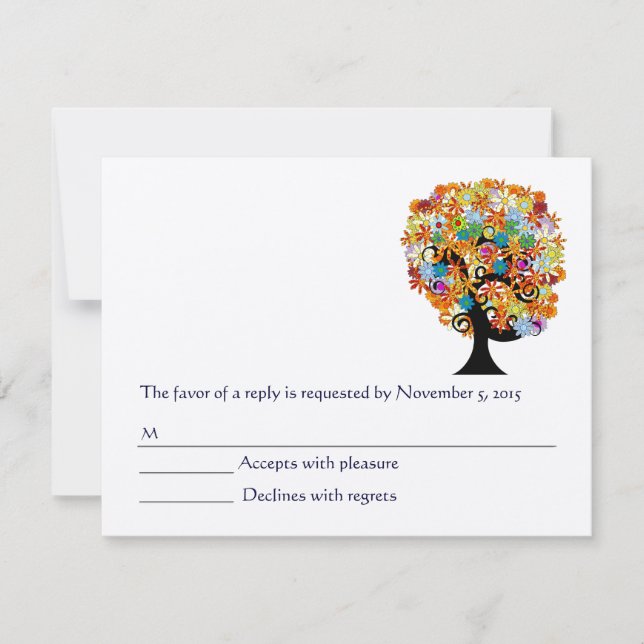 RSVP Cards-Require the 5 x 7 size Inivitations (Front)