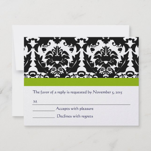 RSVP Cards-Require the 5 x 7 size Inivitations (Front)