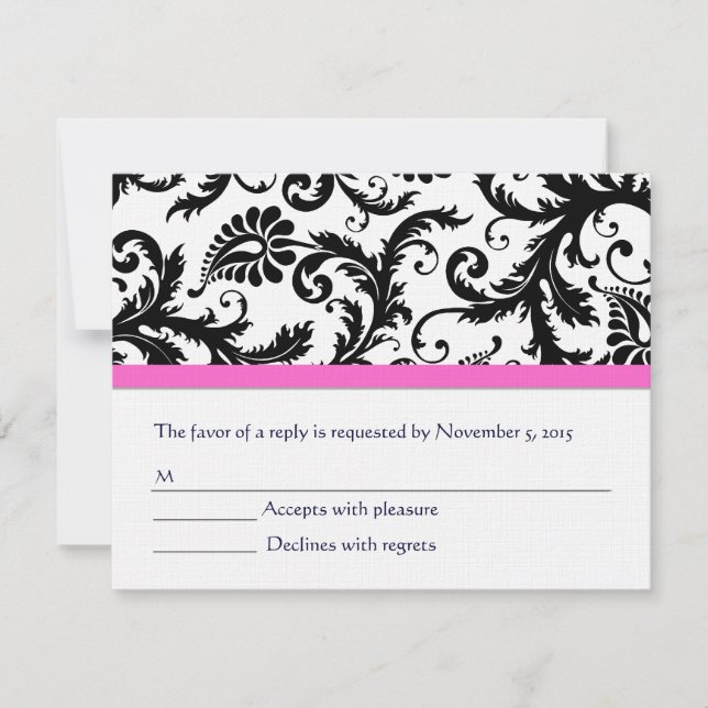 RSVP Cards-Require the 5 x 7 size Inivitations (Front)