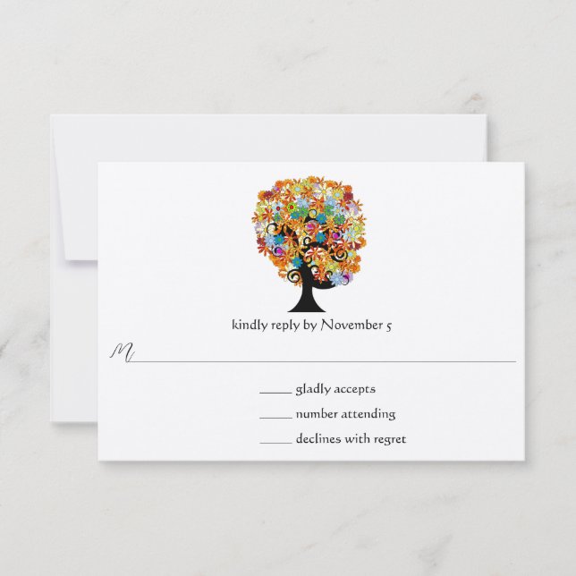 RSVP Cards-Require the 5 x 7 size Inivitations (Front)