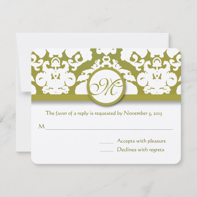 RSVP Cards-Require the 5 x 7 size Inivitations Card (Front)