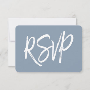 RSVP - Dusty Blue and Cranberry Burgundy