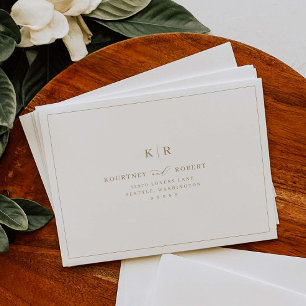 RSVP Elegant Wedding Pre-Addressed Envelopes K221