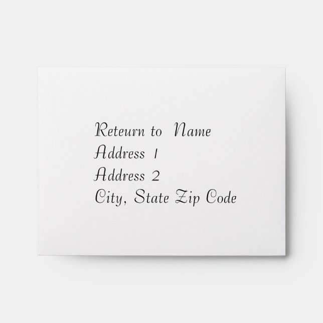 RSVP Envelope (Front)