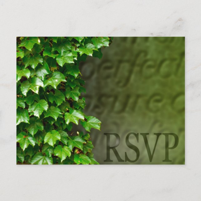 RSVP Event And Wedding Invitation Postcard (Front)
