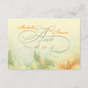 RSVP - Fancy Floral Wedding Response Cards