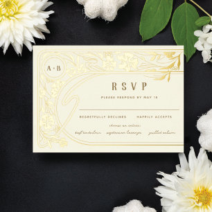 RSVP Foil Art Nouveau Arch