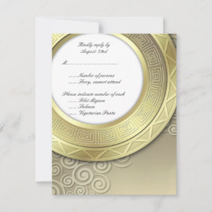 RSVP for Reception Dinner Invitation