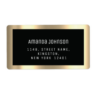 RSVP Framed Boutique Online Black Gold Frame