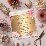 RSVP Gold floral damask bridal shower Invitation<br><div class="desc">Please RSVP for an exquisite Damask Bridal Shower! Our Bridal Shower Invitations are adorned with a timeless damask pattern, setting the stage for an elegant and unforgettable event. Your response is eagerly awaited as we prepare to shower the bride-to-be with love and well-wishes. Kindly let us know if you can...</div>