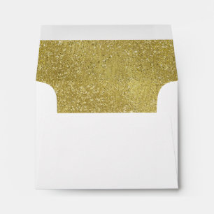 RSVP Gold Glitter Star on Any Colour Envelope