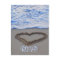 RSVP Heart in Sand at Beach