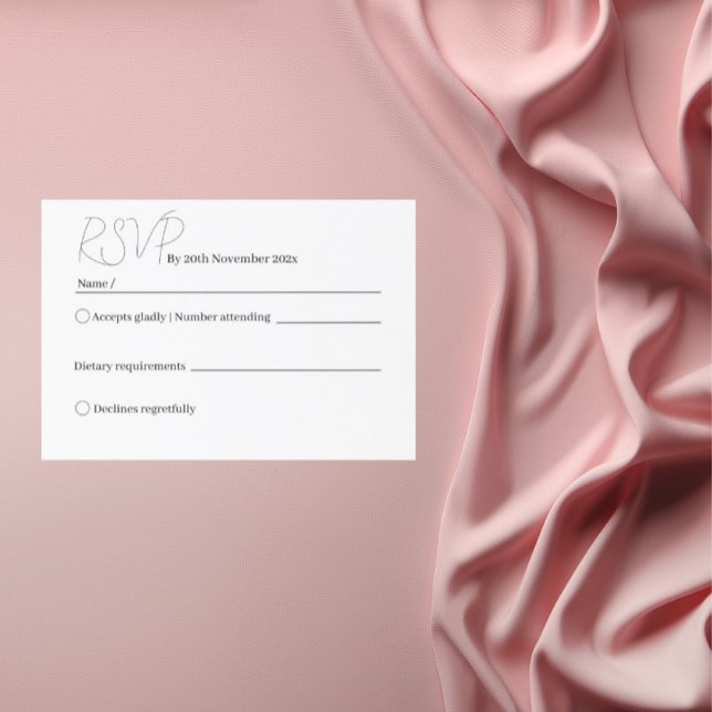 RSVP In Style: Minimalist Elegance (Creator Uploaded)