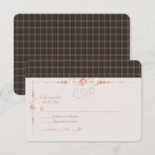 RSVP Lochaber Original Scottish Tartan  Card