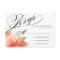 RSVP Peachy Orange Floral Deluxe 2-sided